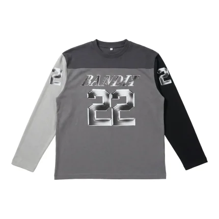 Bandit Europe Black Grey Long Sleeve Gersey