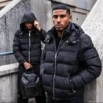 Bandit Europe Oblique Puffer Jacket Black (3)