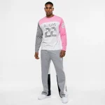 Bandit Europe Pink Grey White Long Sleeve Gersey (2)