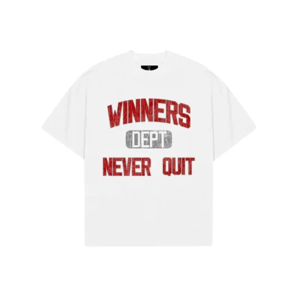 Bandit Europe Winners Never Quit White T Shirt