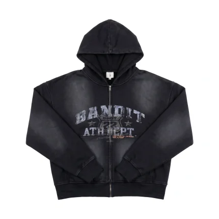 Bandit Europe Tracksuit Ath Dept (Shorts + Hoodie) Tracksuit Black (3)