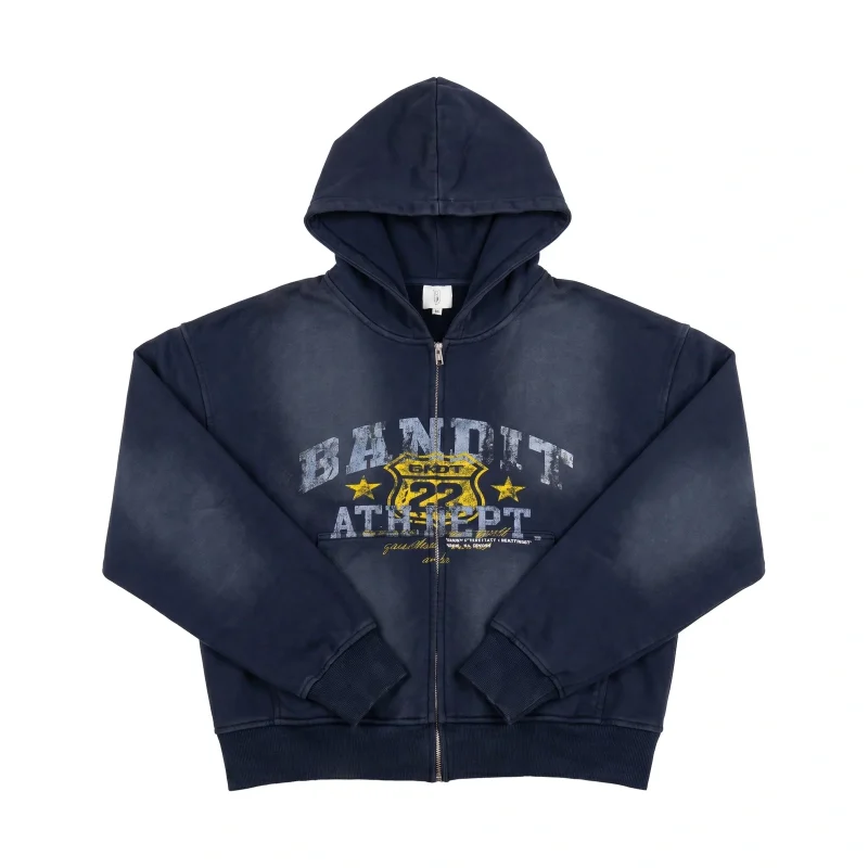 Bandit Europe Tracksuit Ath Dept (Shorts+Hoodie) Navy Tracksuit (2)