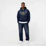 Bandit Europe Tracksuit Ath Dept (Shorts+Hoodie) Navy Tracksuit (4)