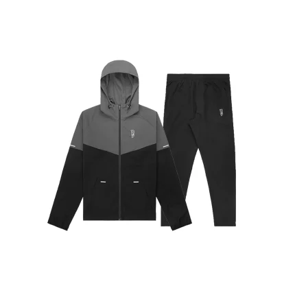 Bandit Europe Tracksuit Black Grey Activewear Tracksuit