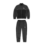 Bandit Europe Tracksuit Black Grey Black Smoke Shellsuit