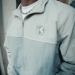 Bandit Europe Tracksuit Black Grey Grey Cream Shellsuit (3)